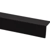 Hoekprofiel kunststof zwart 30x30 mm 260 cm