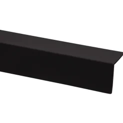Hoekprofiel kunststof zwart 30x30 mm 260 cm