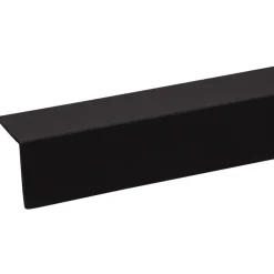 Hoekprofiel kunststof zwart 30x30 mm 260 cm
