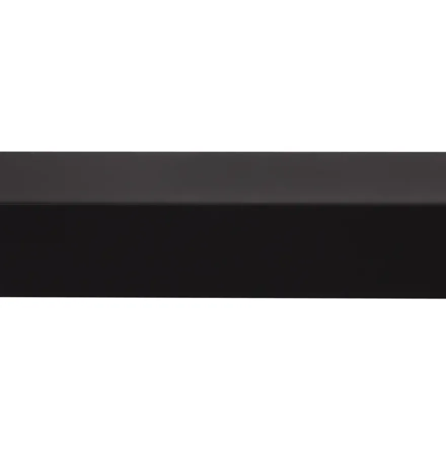 Hoekprofiel kunststof zwart 30x30 mm 260 cm