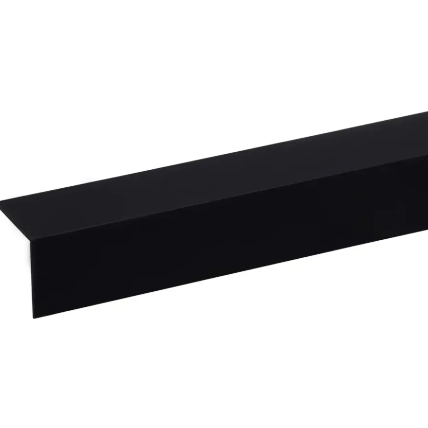Hoekprofiel kunststof zwart 35x35mm 260cm
