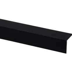 Hoekprofiel kunststof zwart 35x35mm 260cm