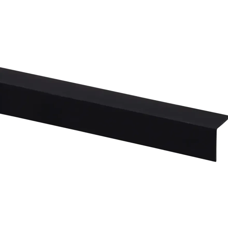 Hoekprofiel zwart 25x25mm 260cm