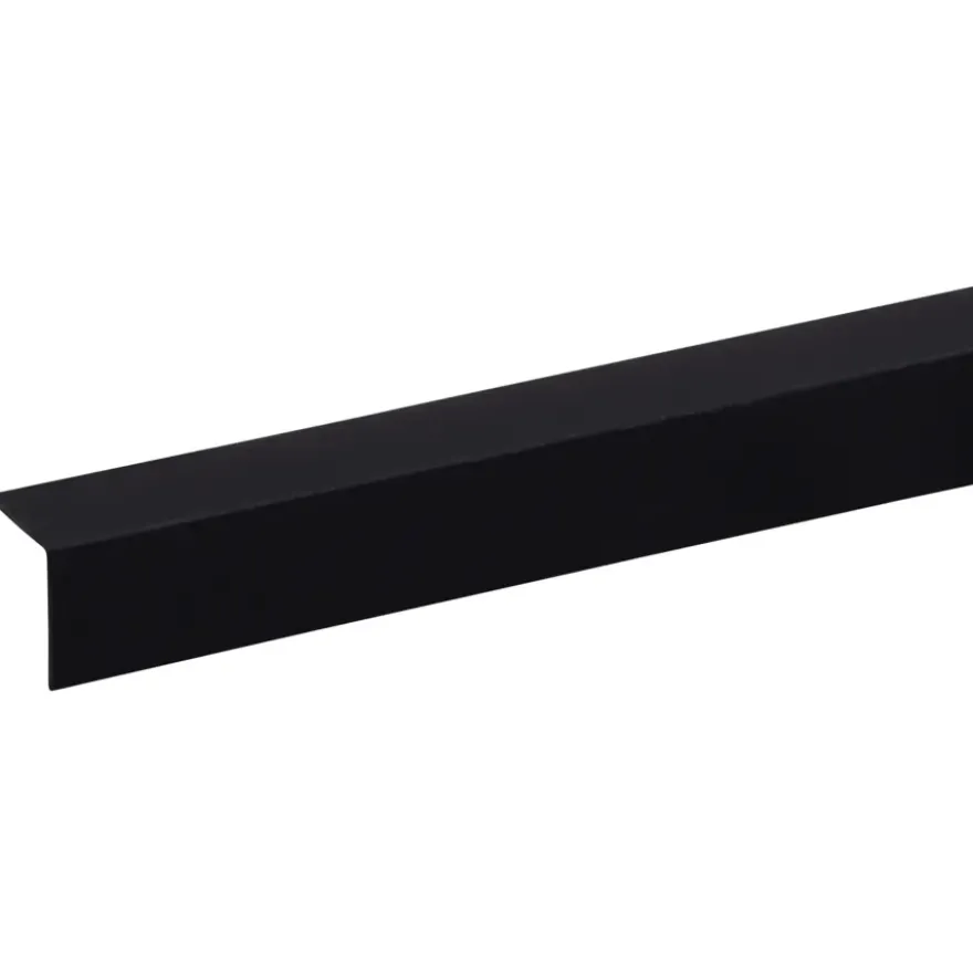 Hoekprofiel zwart 25x25mm 260cm