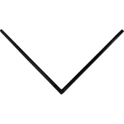 Hoekprofiel zwart 25x25mm 260cm