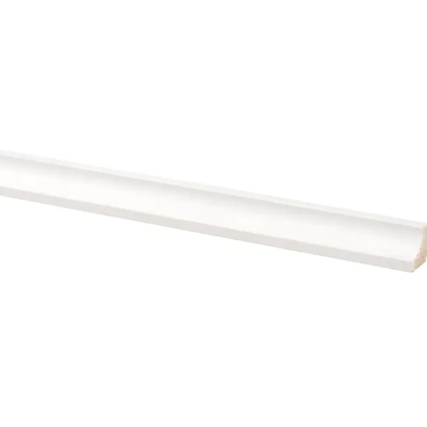 Hollat grenen wit gegrond 16 x 16 mm 270 cm