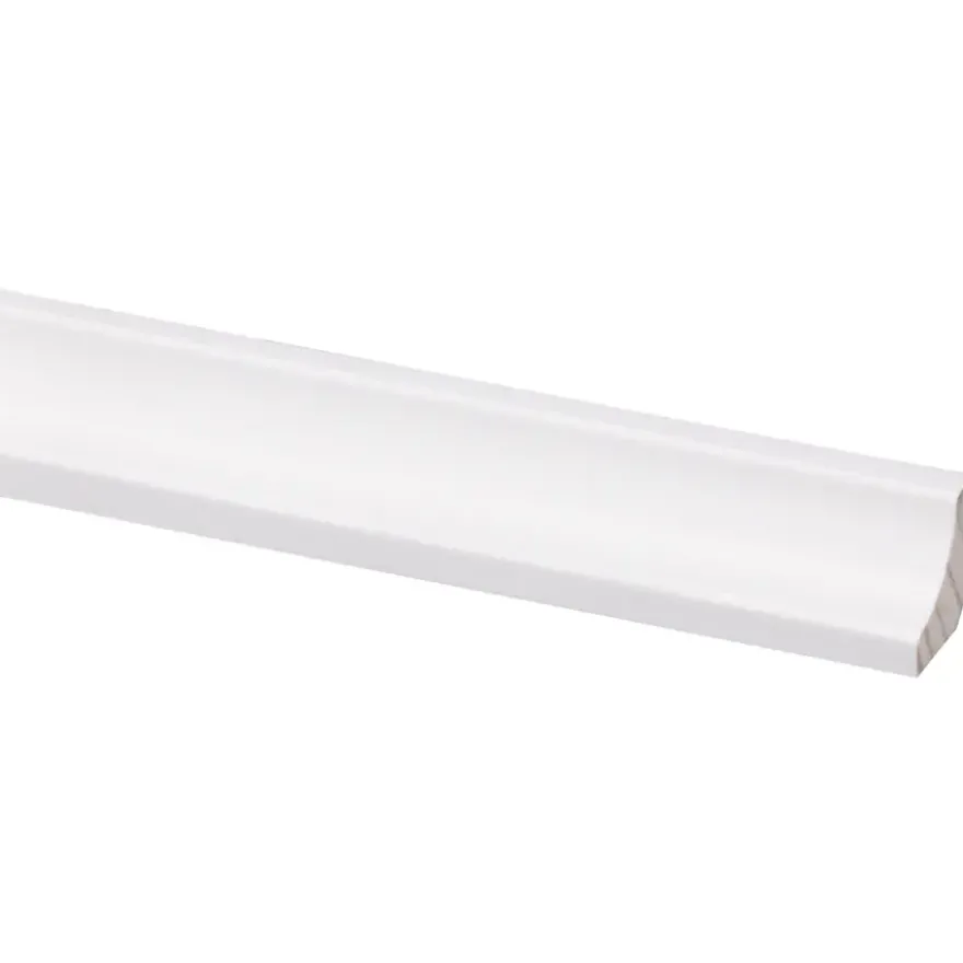 Hollat grenen wit gelakt 16 x 16 mm 270 cm