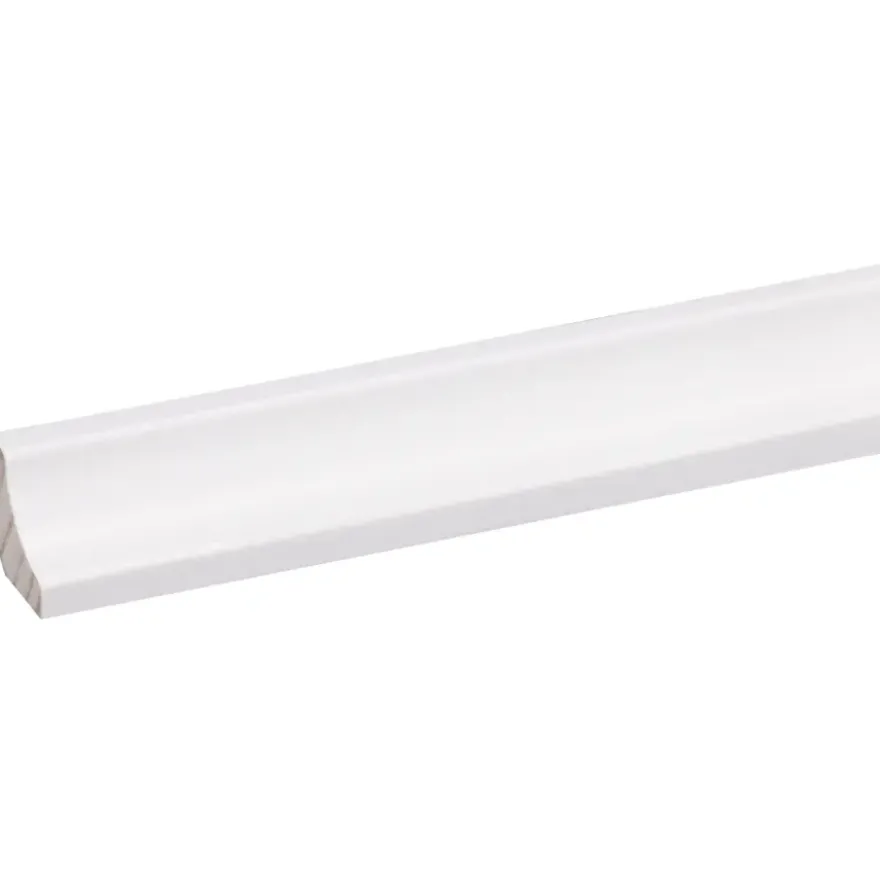 Hollat grenen wit gelakt 16 x 16 mm 270 cm