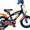 Hot Wheels kinderfiets zwart 12 inch