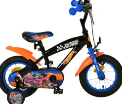 Hot Wheels kinderfiets zwart 12 inch