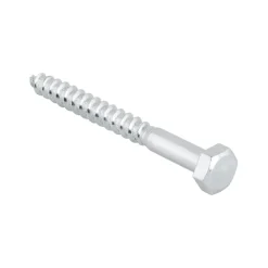 Houtdraadbout gegalvaniseerd M10x10 mm 3 stuks