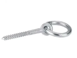 Houtdraadbout + Ring8Mm Rvs316