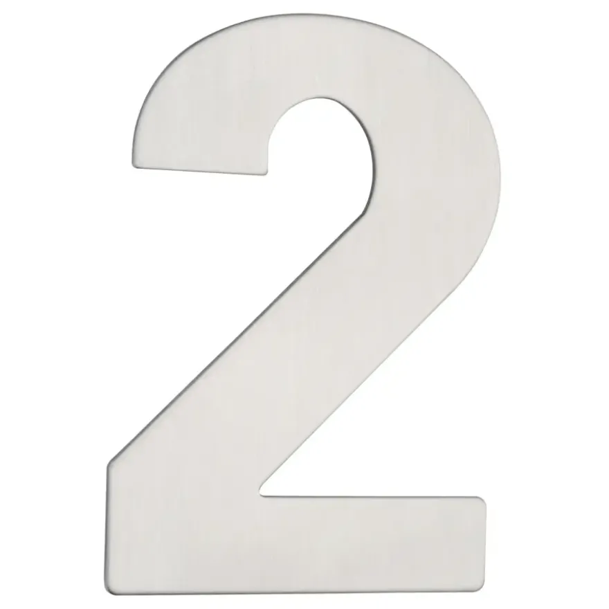 Huiscijfer 2 RVS