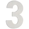 Huiscijfer 3 RVS