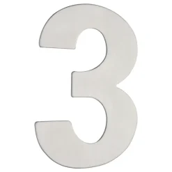 Huiscijfer 3 RVS