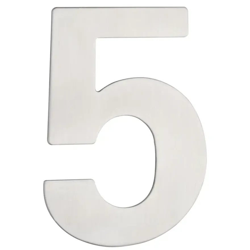 Huiscijfer 5 RVS