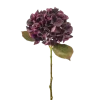 Hydrangea stem burgundy 47cm