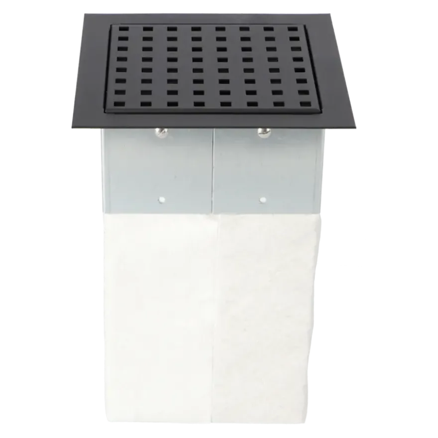 Hydroblob IP15 infiltratieput met zwart rooster 20 x 20 x 33 cm 15 l