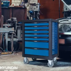Hyundai gereedschapswagen met 7 lades incl. 175-delige gereedschapsset