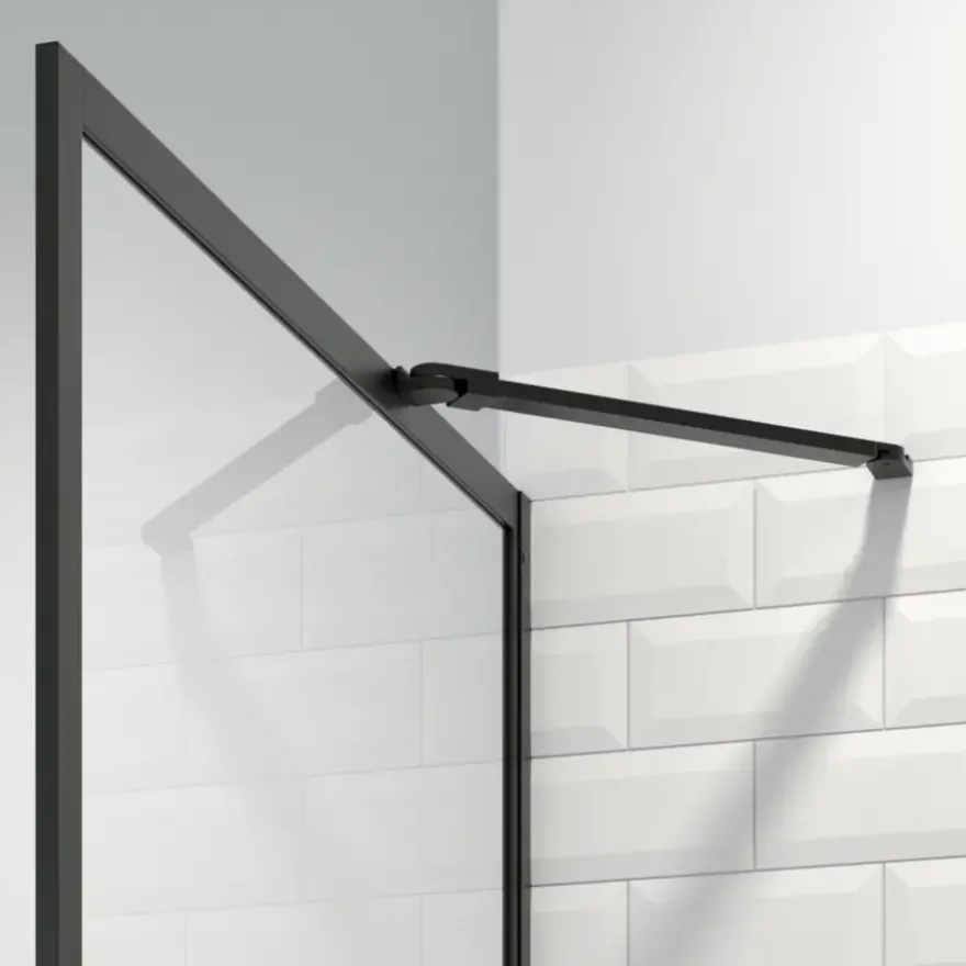 Inloopdouche A3 Contour Zwart 88x200cm