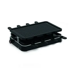 Inventum GR803B Gourmetset 8 persoons - 1200 watt Zwart