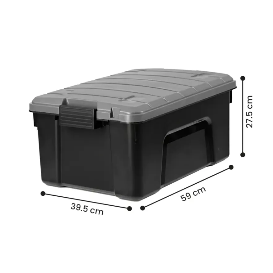 Iris New Sia opbergbox grijs kunststof 40 L