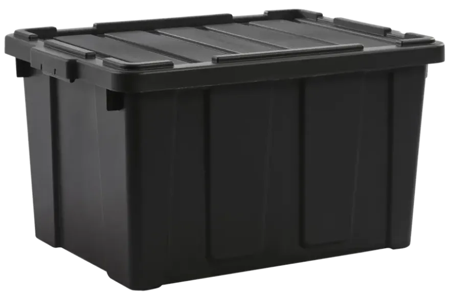 Iris Powerbox Opbergbox - 68L - 100% Recycled Kunststof - Zwart