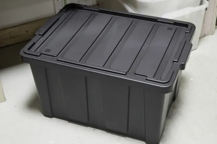 Iris Powerbox Opbergbox - 68L - 100% Recycled Kunststof - Zwart