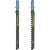 Irwin decoupeerzaagblad grof T-aansluiting voor hout - 2 stuks