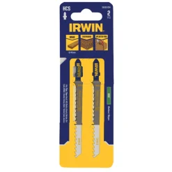 Irwin decoupeerzaagblad medium T-aansluiting voor hout - 2 stuks