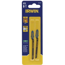 Irwin decoupeerzaagblad T-aansluiting voor PVC / plexiglas - 2 stuks