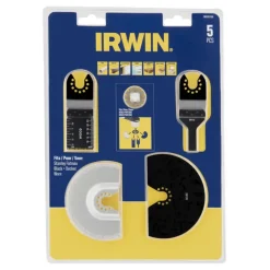 Irwin multitool zaagbladenset voor BLACK+DECKER en Bosch- 4-delig