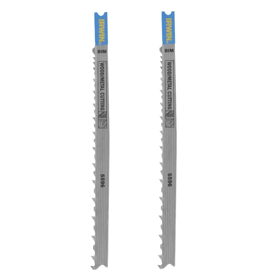 Irwin Pro decoupeerzaagbladbi-metaal U-aansluiting voor hout en metaal - 2 stuks