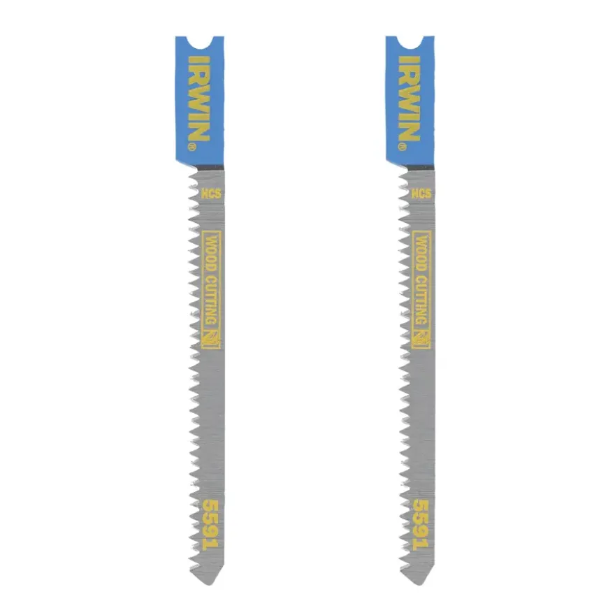 Irwin Pro decoupeerzaagblad grof U-aansluiting voor hout / multiplex - 2 stuks - tot 20 mm