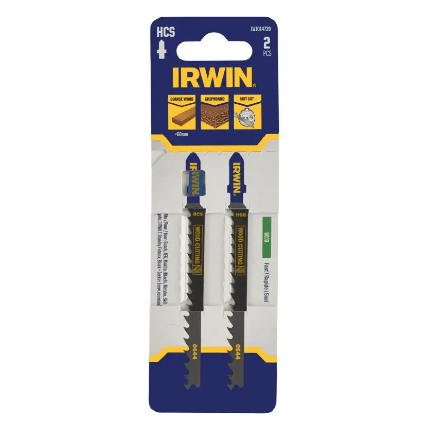 Irwin Pro decoupeerzaagblad grof T-aansluiting voor hout - 2 stuks