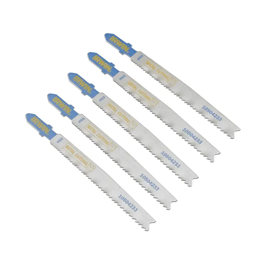 Irwin Pro decoupeerzaagblad T-aansluiting voor metaal - 5 stuks - tot 10 mm