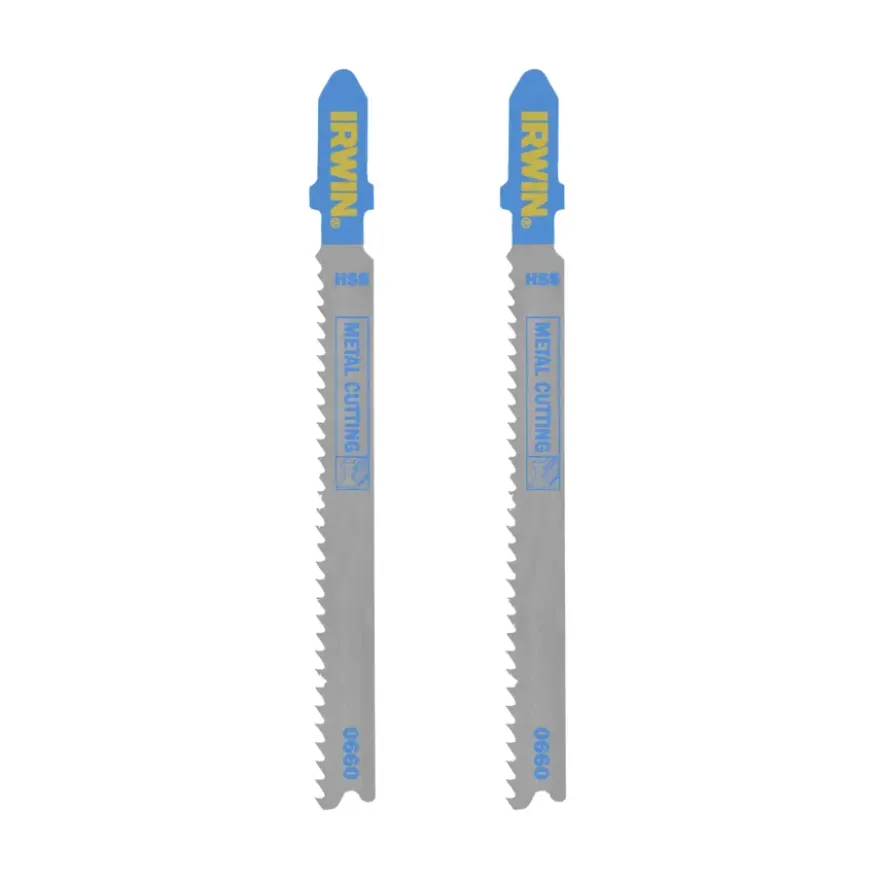 Irwin Pro decoupeerzaagblad T-aansluiting voor metaal - 2 stuks - tot 6 mm