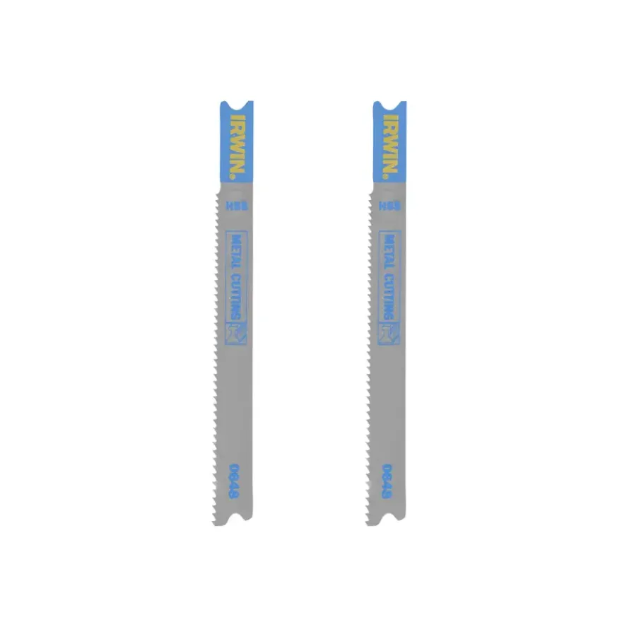 Irwin Pro decoupeerzaagblad U-aansluiting voor metaal - 2 stuks - tot 3 mm