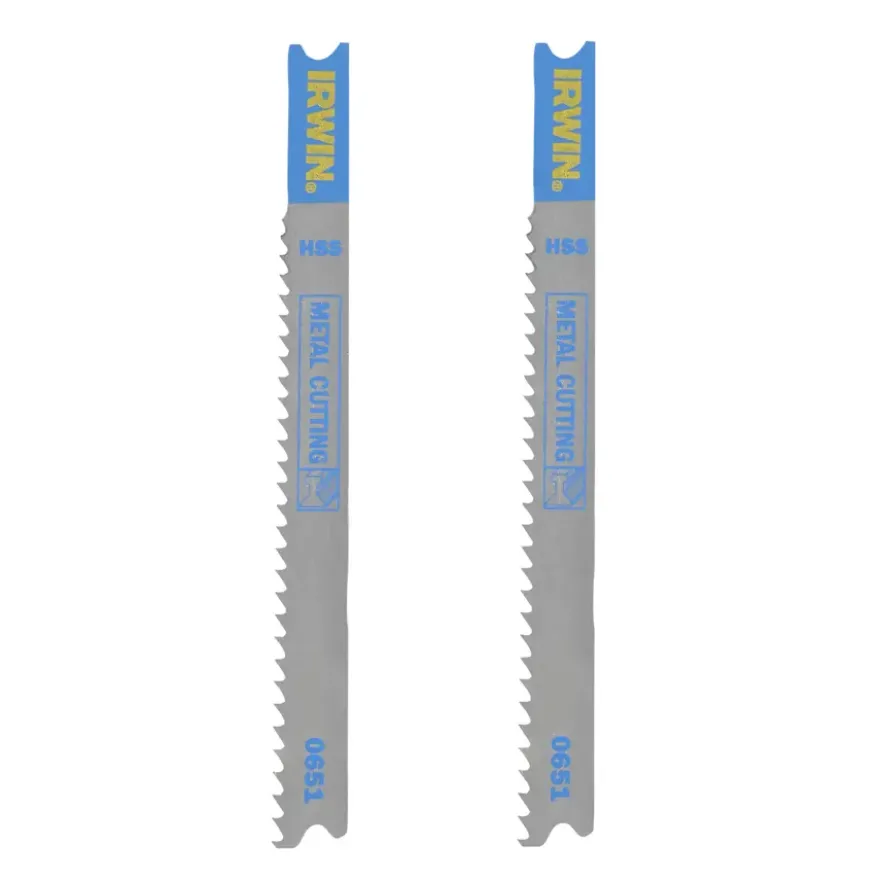 Irwin Pro decoupeerzaagblad U-aansluiting voor metaal - 2 stuks - tot 6 mm