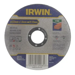 Irwin Pro doorslijpschijf Ø115 mm. Dikte 1.6 mm. Voor steen.