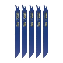 Irwin reciprozaagblad 18T voor metaal - 5 stuks - 200 mm