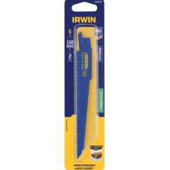 Irwin reciprozaagblad vertanding 6T bi-metaal voor hout met spijkers - 2 stuks - 150 mm