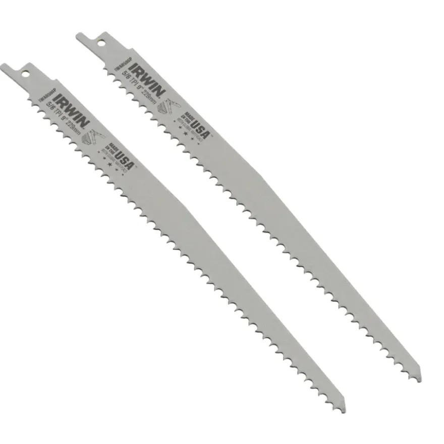 Irwin reciprozaagblad voor hout / takken - 2 stuks - 225 mm
