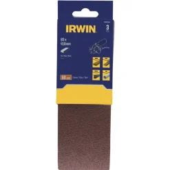 Irwin schuurband 65 x 410 mm K60 voor AEG, Metabo, 3 stuks