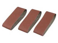 Irwin schuurband 75 x 533 mm K100 voor bandschuurmachines van bijv. Bosch en LUX, 3 stuks