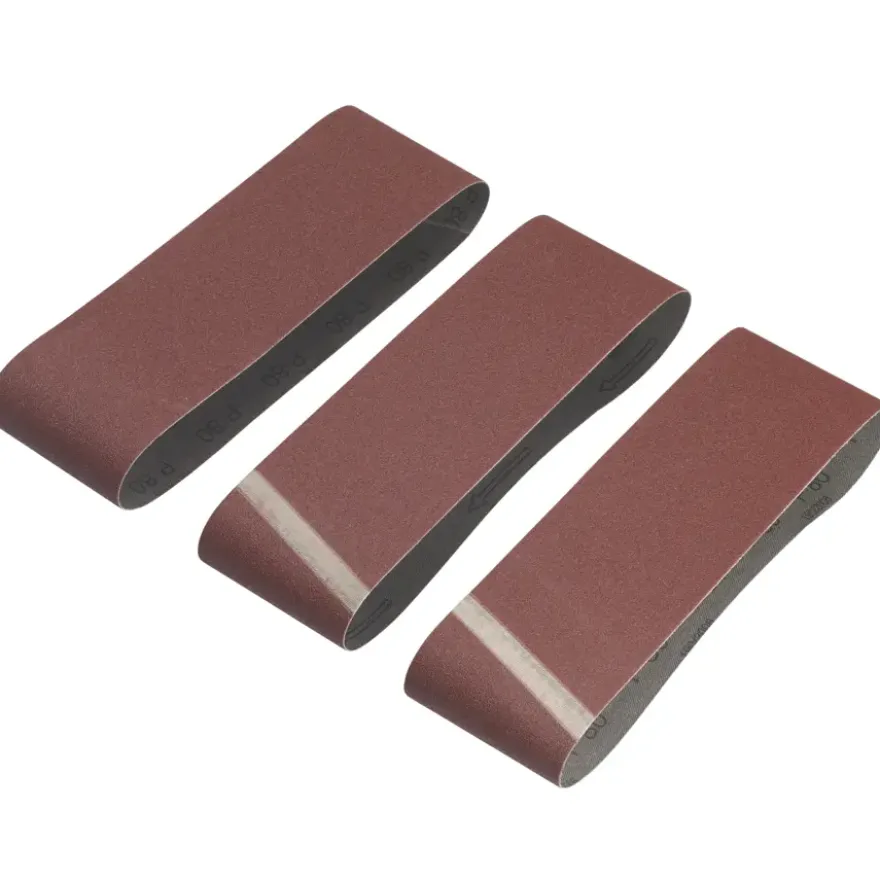 Irwin schuurband 75 x 533 mm K80 voor bandschuurmachines van bijv. Bosch en LUX, 3 stuks