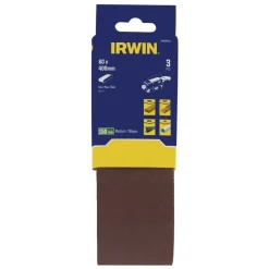 Irwin schuurband 60 x 400 mm K150 voor Bosch PBS60, 3 stuks