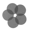 Irwin schuurgaas rond Ø125 mm zelfhechtend K240, 5 stuks
