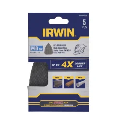 Irwin schuurgaas voor Bosch Primo en B+D Mouse zelfklevend K240, 5 stuks