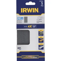 Irwin schuurgaas 190 x 93 mm K240 zelfhechtend 5 stuks.